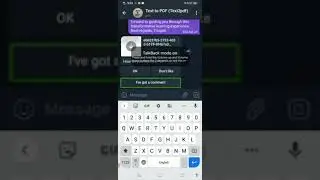 Text to pdf converter bot(Using talkback)