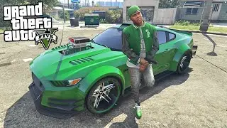 FRANKLIN BUYS FORD MUSTANG GT IN GTA 5!!! (GTA 5 Mods)