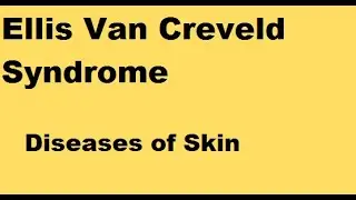 Ellis Van Creveld Syndrome : Diseases of Skin