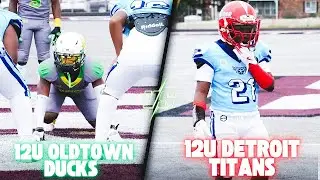 THESE 12U TEAMS WENT TO WAR‼️ Detroit Titans vs. Oldtown Ducks