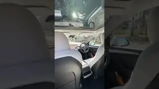 ОГРОМНАЯ стеклянная крыша Tesla нуждается в солнцезащитном козырьке ⛱️☀️ #tesla
