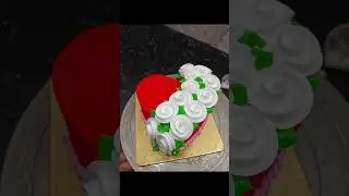 simple trick heart shape cake #shorts #shortvideo #viral #trending #trendingshorts #cake