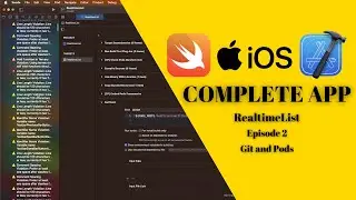 How to setup GIT and PODs? | RealtimeList ep. 2 (Swift 5, Xcode 15, iOS 17)