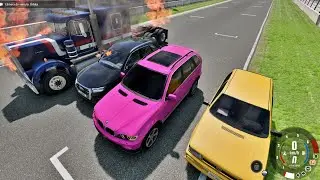 TUTORIAL DE COMO CRIAR UMA PISTA DE DESAFIOS NO BeamNG.drive - Qual carro freia antes ? 🤣