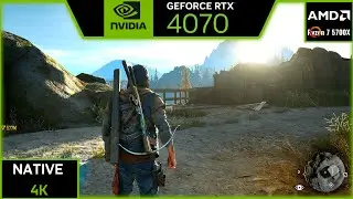 DAYS GONE : RTX 4070 (MAX SETTINGS NATIVE 4K)