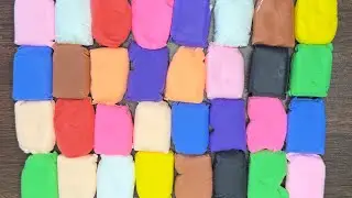 Satisfying mixing ASMR sound 12claycolors mixing | Guess the mixing colors | satisfying mixing #clay