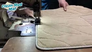 Sewing car mat edges
