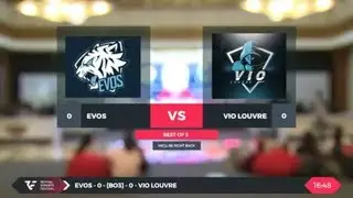 EVOS VS. VIO 3 LOUVRE ( ROUND 1 ) GARUDA LEGENDARIS CUP - MOBILE LEGENDS INDONESIA
