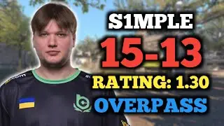 S1MPLE (15-13) BC.GAME vs VITALITY (OVERPASS) IEM KRAK&Oacute;W 2026