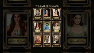 The Starcast of the Movie Rajasaab #movie #prabash #film #cast #starcast