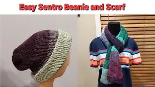 Easy Beanie & Scarf Set on the Sentro Knitting Machine | Beginner Friendly | Sentro 