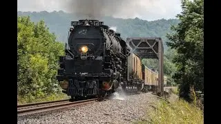 UP Steam Excursion 2021: UP #4014 Crosses the Big Muddy River