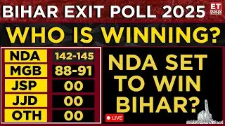 Bihar Election Polls 2025: NDA Projected To Secure Clear Majority, Says Delhi Satta Bazaar | ET Now