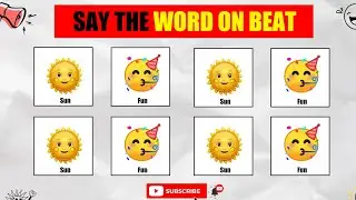 SAY THE WORD ON BEAT😵&zwj;💫 | Speed Increases Every Level (Levels 1&ndash;5)