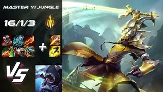 JUNGLE Master Yi vs Talon - EU Grandmaster Patch 14.22