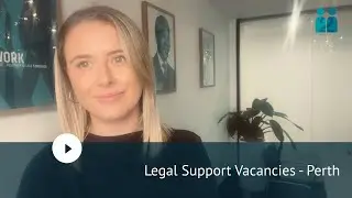 Legal Support Vacancies - Perth