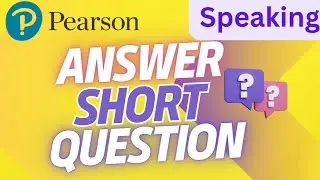 PTE II SPEAKING II IMPORTANT II ANSWER SHORT QUESTIONS II MUST WATCH II