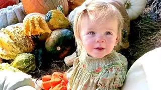BABY'S FIRST PUMPKIN PATCH!