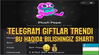 TELEGRAM GIFTLAR. SOTISH VA SOTIB OLISH. DAROMAD QILISH #gift #telegram #notcoin