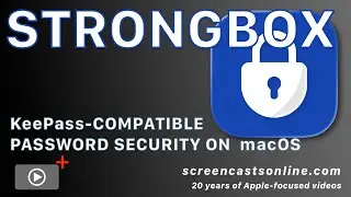 STRONGBOX &mdash; система управления паролями, совместимая с KeePass, для macOS.