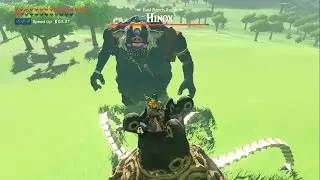 Zelda Breath of The Wild - Link vs Hinox vs Guardian
