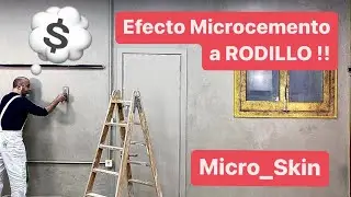 Efecto de MICROCEMENTO a RODILLO!!!