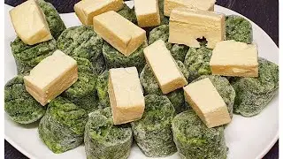 SPINAT MIT KÄSE/PALAK PANEER REZEPT RECIPE/Spinat Rezept.