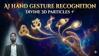 AI Hand Gesture Recognition || AI ka Jaadu! 😲 Hand Gesture se 3D Particles Control Karein      