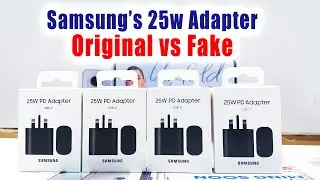 Original VS Fake Samsung Adapter - How To Identify Samsung's Original 25w Adapter #originalvsfake