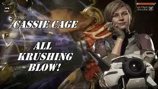 MORTAL KOMBAT 11 CASSIE CAGE ALL KRUSHING BLOW!