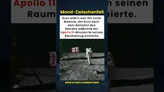 Buzz Aldrin war der erste Mensch, der auf dem Mond urinierte! 👨&zwj;🚀💦