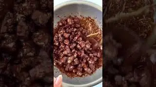 3-ingredient Chocolate Cereal Inspired by the Viral Rice Cake Trend😍 #cereal #glutenfree #vegan