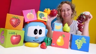 Obst f&uuml;r Nicole. Leo der Lastwagen geht auf den Markt. Video f&uuml;r Kinder
