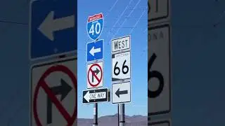 Journey Along the Iconic Route 66 - California to Chicago #shorts #california #route66