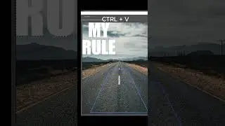 🛣️ Perspective Road Text Effect in Photoshop 🔥