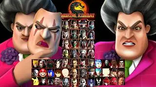 MORTAL KOMBAT 9 | SCARY TEACHER | EXPERT ARCADE LADDER | GAMEPLAY (4K60FPS)