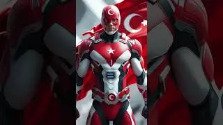 Countries as Superheroes: The Ultimate Power Battle! #shorts #hybrid #superheroes