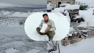 احلى اجواء ثلج ومثل ما وعدتكم اخذت كم جوله بالدرون وبالاخير طلع الفيديو بتجنن بتمنى تتابعوا للاخير
