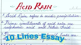 Acid rain essay in english | essay on acid rain | 10 lines on acid rain | acid rain paragraph