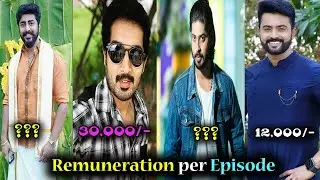 Telugu Serial Actors Remuneration || Telugu Serials || Remuneration per Episeode || Madhu's Rangoli