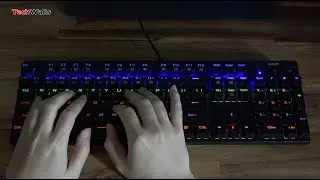 AUKEY KM-G6 LED-Backlit 104-Key Mechanical Keyboard