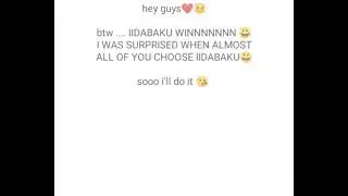 if you Love her ❤️❤️(bakugou lirik prank)