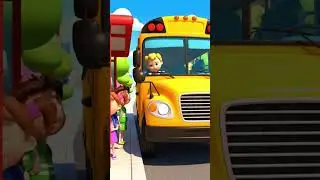 Bus Cartoon Video for Kids | Wheels on the Bus Song | 3D Animated Nursery Rhymes
