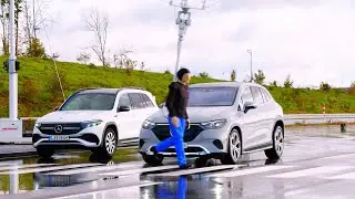 2024 Mercedes EQE 300 SUV - First test of safe automated driving