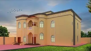 3ds max exterior villa modelling and rendering  part 1