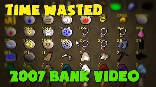 Runescape 2007: Time Wasted Bank Video