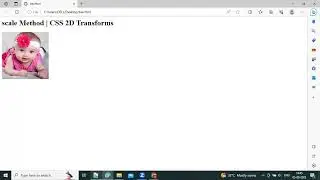 CSS scale() Method | CSS 2D Transforms