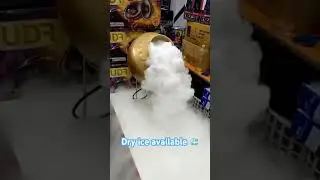 Dry ice available 🧊 #dryice #fogmachine #dryiceexperiment #shortsvideo #trend