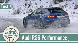Audi RS6 Performance (630 PS) 4K TEST 2024: Zviera, ale krásne ovládateľné na snehu