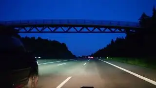 A8 Pforzheim - Stuttgart nachts #a8 4k Driving Tour #autobahn #regen #verkehr #traffic
